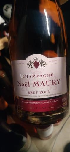 Champaña Champán Noël Maury Brut Rosé Sin añada