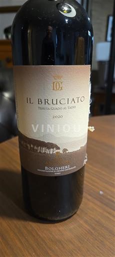 Toskana Bolgheri Tenuta Guado Al Tasso Il Bruciato 2020