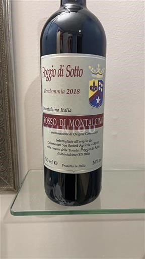 Toskánsko Rosso di Montalcino Poggio Di Sotto 2018