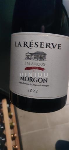 Vin Rouge sec La Réserve J.M. Aujoux 2022 France Beaujolais Morgon AOC