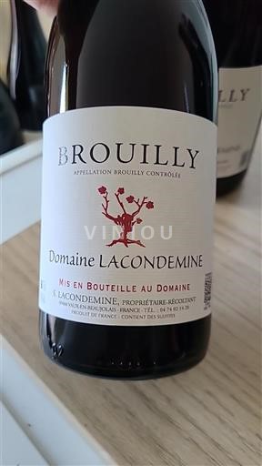 Beaujolais Brouilly Domaine Lacondemine 2024