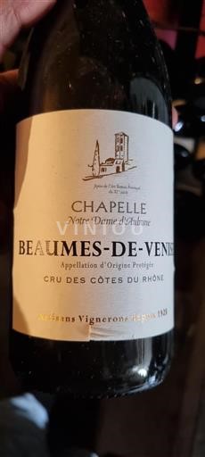 Valle del Rodano Beaumes de Venise Chapelle Notre Dame Aubune 2022