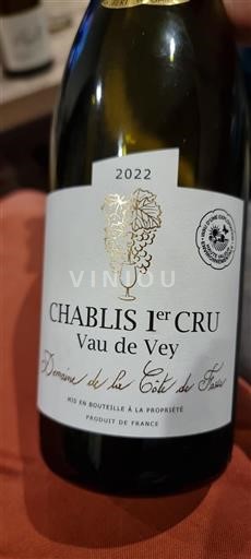 Borgoña Chablis Premier Cru Premier Cru Domaine La Côte De Fasse Vau de Vey 2022