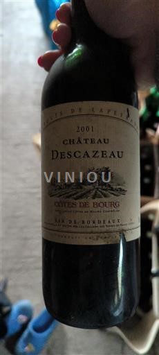 Bordeaux Côtes-de-bourg Château Descazeau 2001