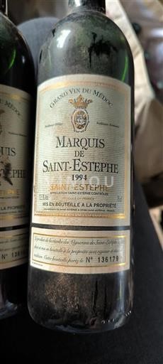 Bordeaux Saint-Estèphe Marquis De Saintestèphe 1994