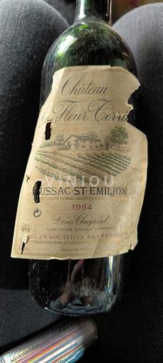 Bordéus Lussac-Saint-Émilion Château La Fleur Terrien 1994