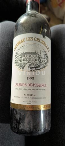 Burdeos Lalande-de-Pomerol Château Les Cruzelles 1998