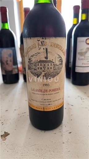 Burdeos Lalande-de-Pomerol Château Les Cruzelles 1993