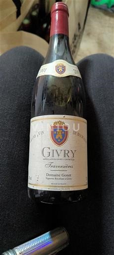 Bourgondië Givry Domaine Gonot Traversières 2001