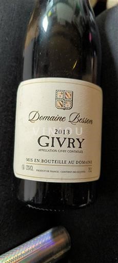 Bourgondië Givry Besson 2013