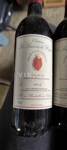 Bordeaux Graves Château Les Lauriers De Boyrein 2004