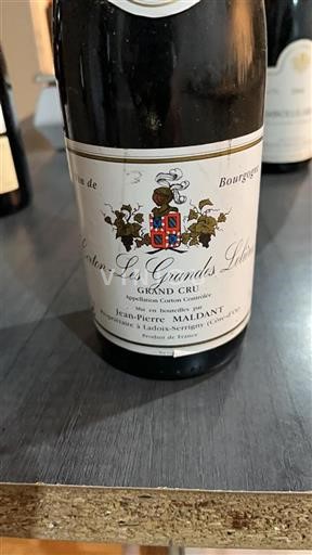 Burgund Corton Grand Cru Jean Pierre Maldant Les Grandes Lolières 2005