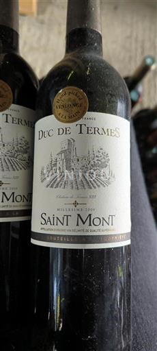 Sudoeste Saint-Mont Château Termes Xiii Duc de Termes 2009
