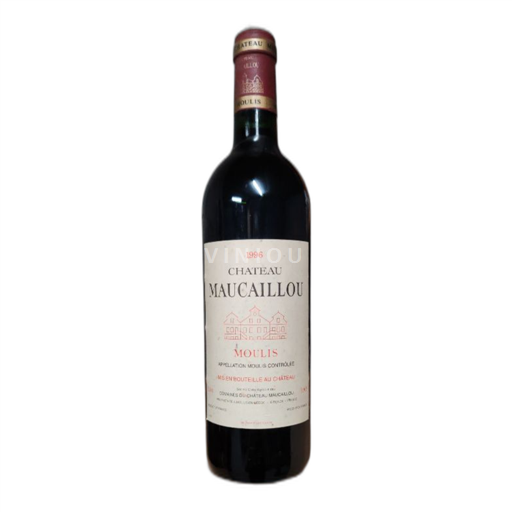 Vin Rouge sec Château Maucaillou 1996 France Bordeaux AOC