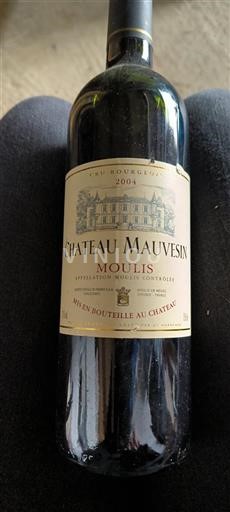 Burdeos No especificado Cru Bourgeois Château Mauvesin 2004