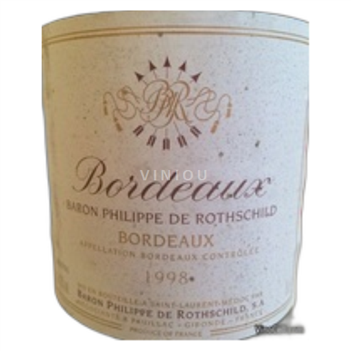 Bordeaux Baron Philippe De Rothschild 1998