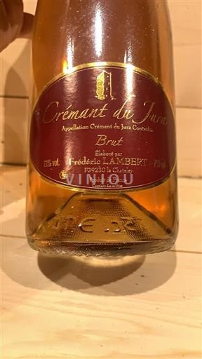 Jura Crémant du Jura Domaine Frédéric Lambert Ei vuosikertaa