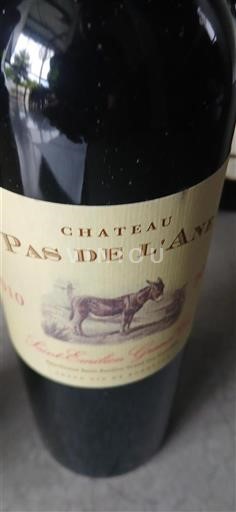 Bordéus Saint-Émilion Grand Cru Château Pas De L'âne 2010