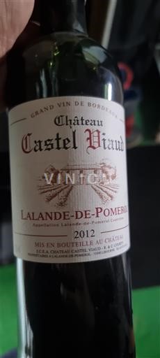 Bordeaux Lalande-de-Pomerol Château Castel Viaud 2012