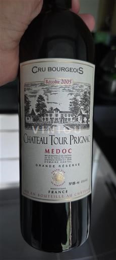 Bordeaux Médoc Cru Bourgeois Tour Prignac Grande Réserve 2005