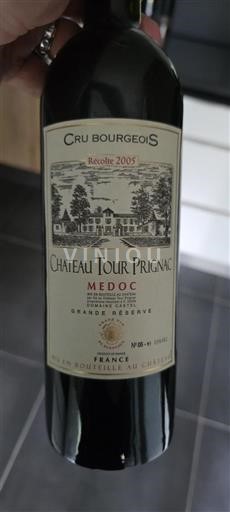 Bordeaux Médoc Cru Bourgeois Tour Prignac Grande Réserve 2005