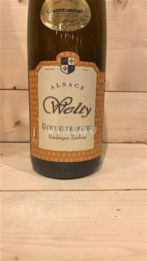 Alsace Gewurztraminer Domaine Welty Vendanges Tardives 2005