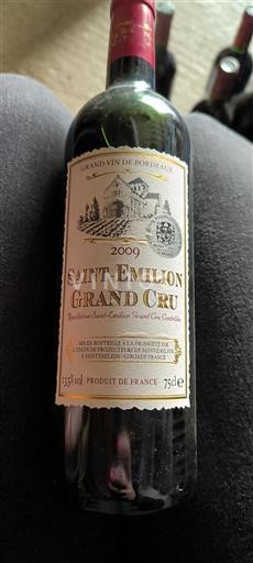 Bordeaux Saint-Émilion Grand Cru Grand Cru Union De Producteurs De Saintémilion 2009