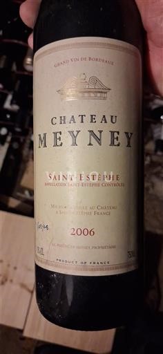 Bordeaux Saint-Estèphe Château Meyney 2006