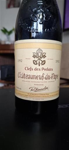Rhônedalen Châteauneuf-du-Pape Clefs Des Prelats 1992