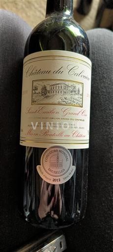 Bordeaux Saint-Émilion Grand Cru Grand Cru Château Calvaire 2010
