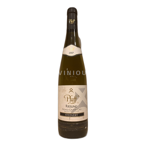 Vin Blanc sec Steinert Pfaff 2017 France Alsace Alsace Grand Cru AOC Grand Cru