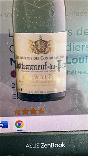 Rhône-dalen Châteauneuf-du-Pape Les Arpents Des Contrebandiers Saint-Louis 2017