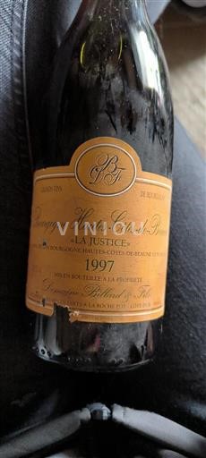 Burgundija Ni doloceno Domaine Billard & Fils La Justice 1997