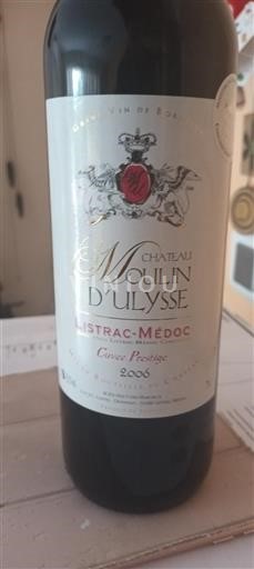 Burdeos Listrac-Médoc Château Moulin Ulysse Prestige 2006