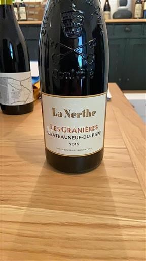 Vallée du Rhône Châteauneuf-du-pape Château La Nerthe Les Granières 2015