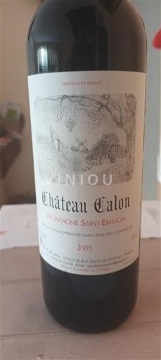 Bordeaux Montagne-saint-émilion Château Calon 2005