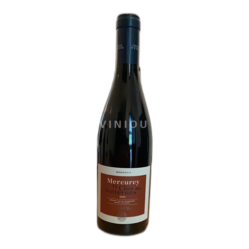 Vin Rouge sec Le Clos des Noiterons Château Santenay 2019 France Bourgogne Mercurey AOC