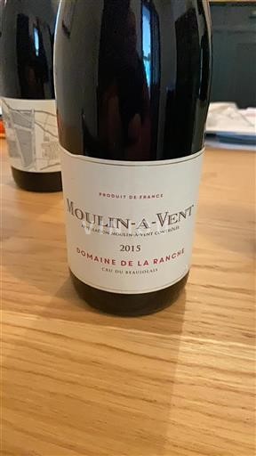 Beaujolais Moulin-à-vent Domaine La Ranche 2015