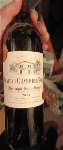 Bordeaux Montagne-saint-émilion Château Champ Des Sables 2014