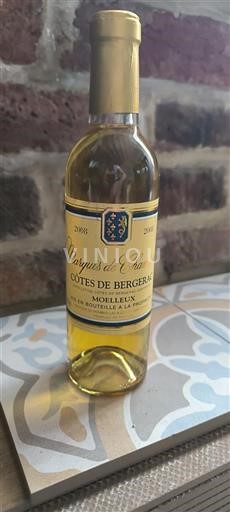 Sudoeste Côtes de Bergerac Marquis De Chasse 2008