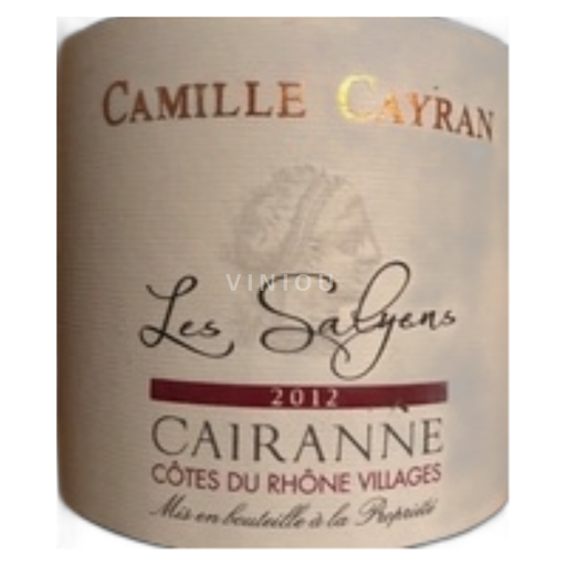 Rhônevallei Cairanne Camille Cayran Les Salyens 2012