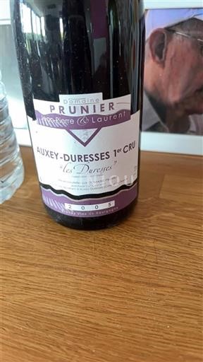 Borgogna Auxey-Duresses Premier Cru Domaine Prunier Jeanpierre & Laurent Les Duresses 2005