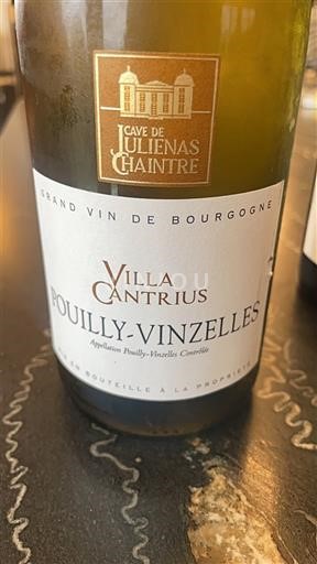 Burgundy Pouilly-Vinzelles Cave De Juliénas Chaintré Villa Cantrius 2023