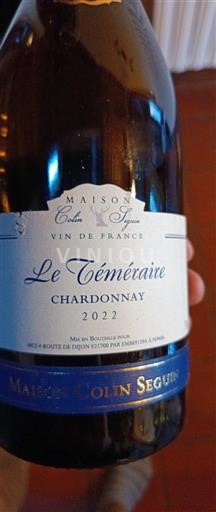 Bourgogne Không được chỉ định Maison Colin Seguin Le Téméraire 2022