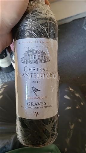 Vin Rouge sec Cuvée Jean Jules Château Chanteloiseau 2015 France Bordeaux Graves AOC