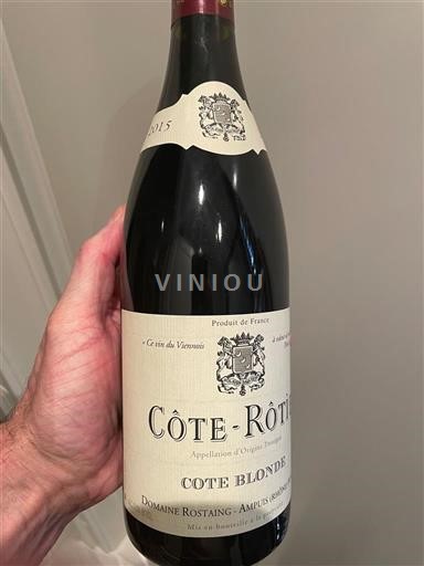 Rhônevallei Côte-rôtie Domaine Rostaing Côte Blonde 2015