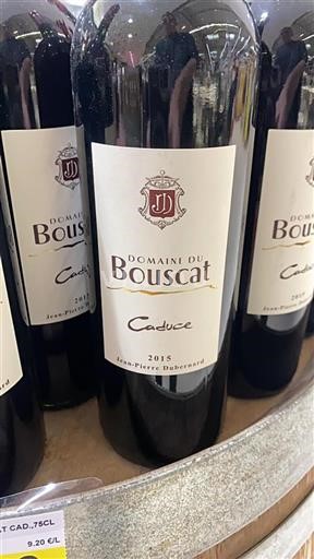Bordéus Bordeaux Superior Domaine Bouscat Caduce 2015