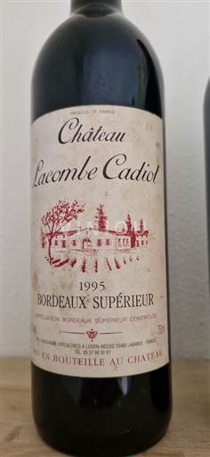 Bordeaux Bordeaux Supérieur Château Lacombe Cadiot 1995