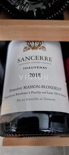 Loiredalen Sancerre Domaine Massonblondelet Thauvenay 2018