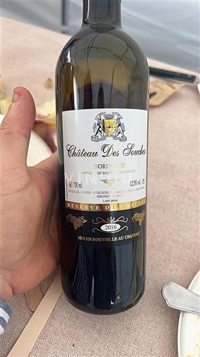 Bordeaux Grand Cru Château Des Souches R%c3%a9serve du Ch%c3%a2teau 2016